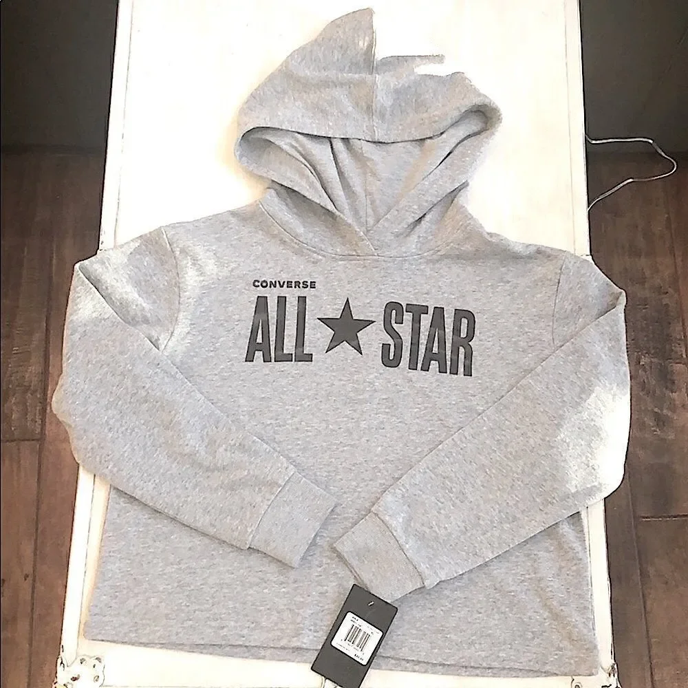 NWT Converse girls hooded sweatshirt size XL